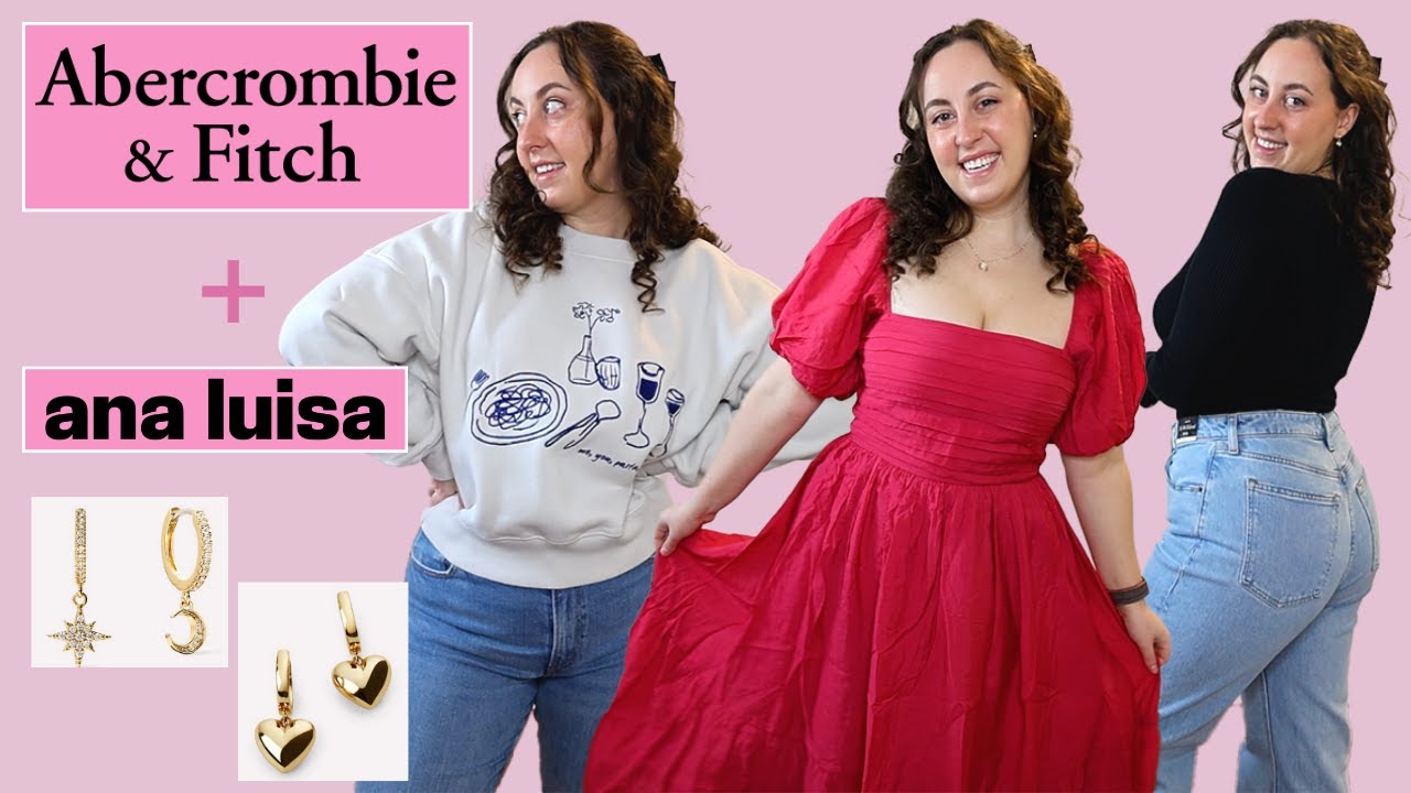 ABERCROMBIE & FITCH HAUL | TRENDING DENIM, DRESSES + BODYSUITS | FEATURING ANA LUISA JEWELRY