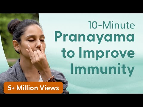 10 Minute Pranayama to Increase Immunity | इम्यूनिटी बढ़ाने के लिए प्राणायाम @satvicyoga