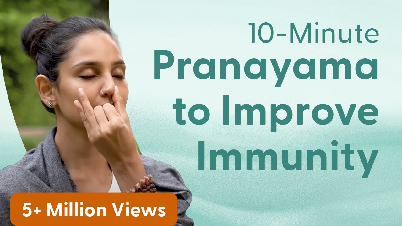 10 Minute Pranayama to Increase Immunity | इम्यूनिटी बढ़ाने के लिए प्राणायाम @satvicyoga