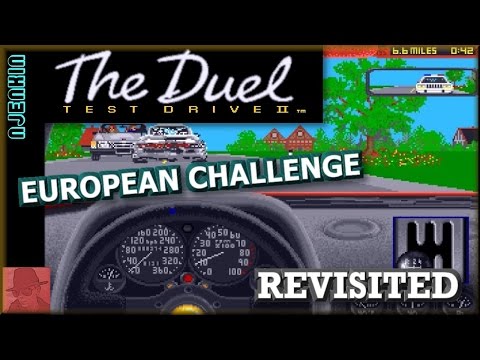 Test Drive II : The Duel - EUROPEAN CHALLENGE on the Commodore Amiga !! - REVISITED