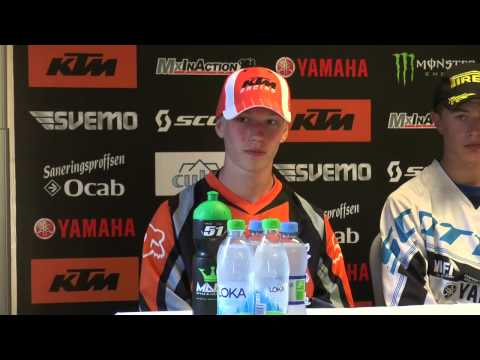MxInAction - Presskonferens SM Tibro 2013 - 125 U17
