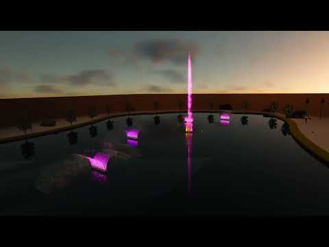 Musical Fountain 3D Concept 07