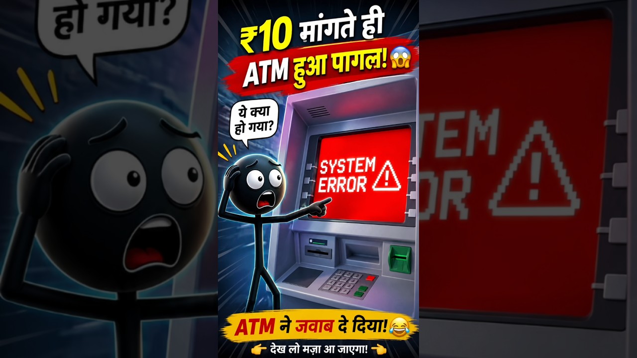 👀ATM मे अचानक 'SYSTEM ERROR' क्यों दिखाने लगा?😱 #shorts #viral #explore #trending #subscribe