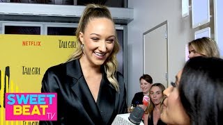 'Tall Girl' Cast Shares Embarrassing High School Memories at 'Tall Girl' Premiere | SweetBeat TV video