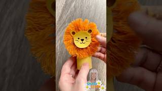 Toilet Paper Roll Lion Craft | Jungle Animal Craft for Kids