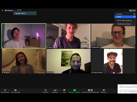 Q&A zu LICHTER DER STADT mit Regisseur Malte Wirtz beim FILMZ-Festival 2020