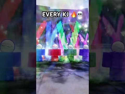 EVERY KJ MOVE at the Same Time 💀🔥 The Strongest Battlegrounds ROBLOX #shorts