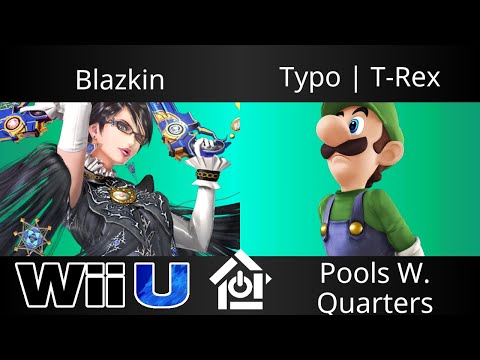 Golden Daze 2017 Arcadian  - Blazkin (Bayonetta) vs Typo | T-Rex (Luigi) - Smash 4 Pools W. Quarters