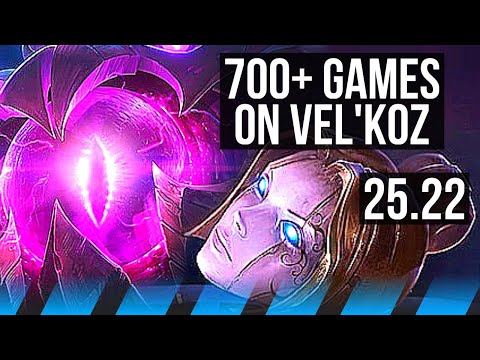 VEL'KOZ vs ORIANNA (MID) | 700+ games | KR Diamond | 25.22