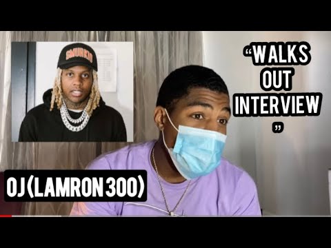 OJ (Lamron 300) Walks Out Interview After Being Asked About Lil Durk OTF & Lamron Alleged BEEF Pt1