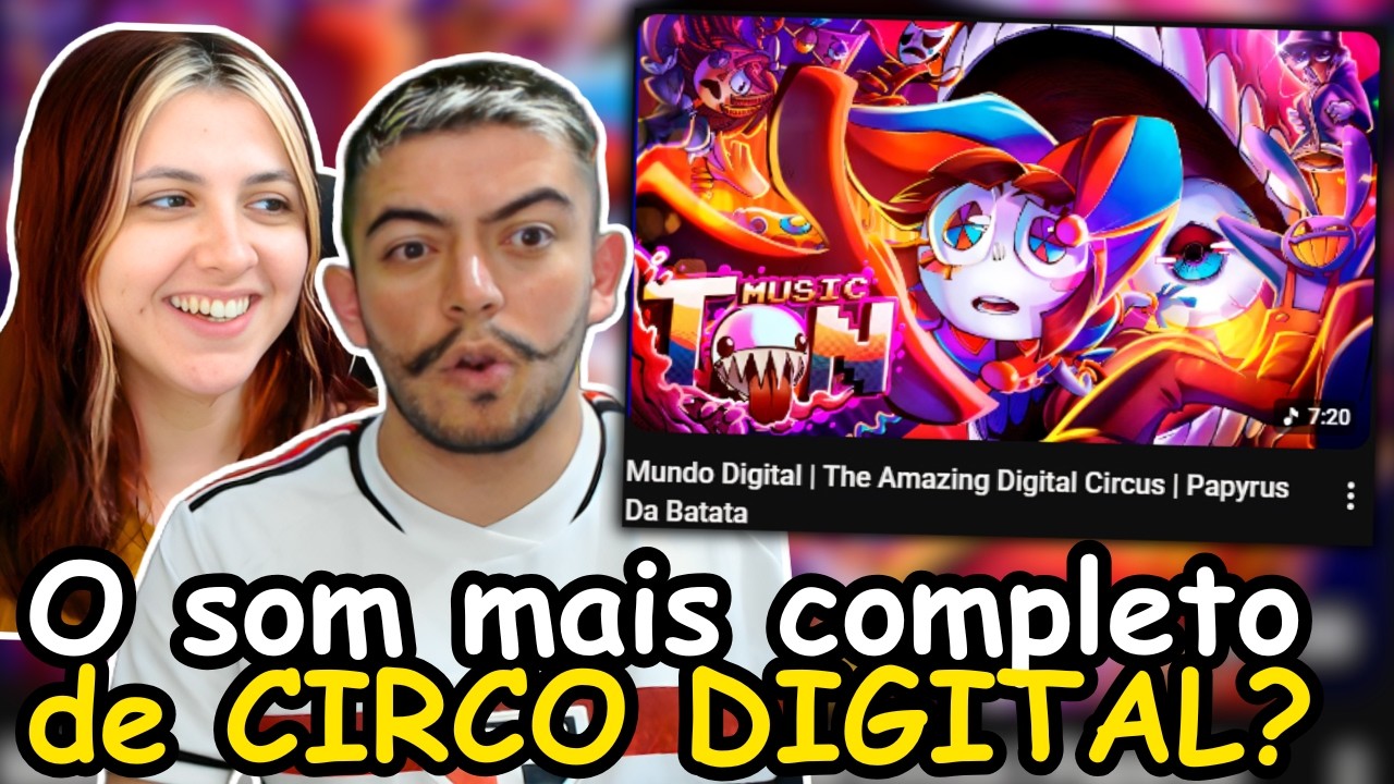 Mundo Digital | The Amazing Digital Circus | Papyrus Da Batata react