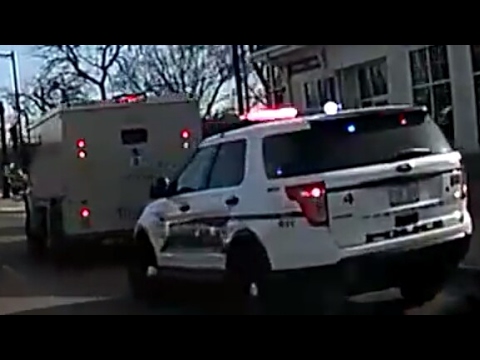 Armored truck  got pulled over from Northfield Police