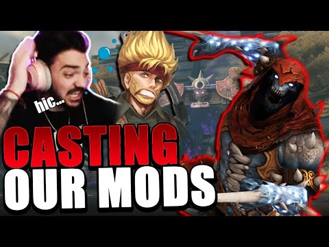 Trelli Mods Vs. Rexsi Mods (Drunk Casting) - Smite