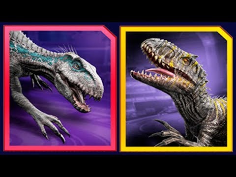 INDORAPTOR GEN 2 vs INDOMINUS REX GEN 2 (JURASSIC WORLD ALIVE)