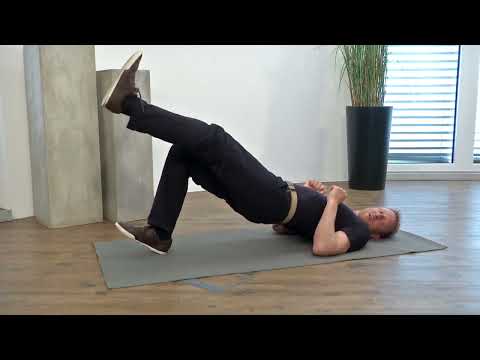 Die Brücke, Übung für einen knackigen Po, unterer Rücken und Oberschenkel