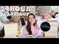 I tried reading for 24 HOURS! 📚🕐 (I read 6 BOOKS) | Ella Rose Reads