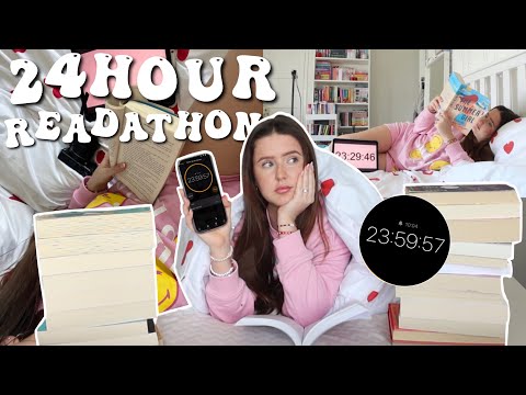 I tried reading for 24 HOURS! 📚🕐 (I read 6 BOOKS) | Ella Rose Reads