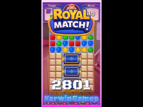 Royal Match Level 2801 - No Boosters Gameplay