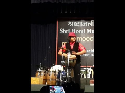 Wajid Ahmed Khan Performing at Tribute Concert Of Late Shri. Homi Mullan ji.
