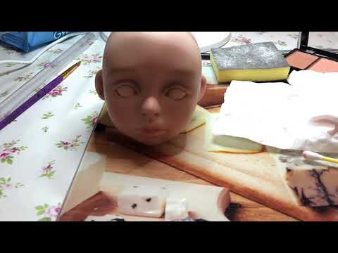 Авторская кукла из запекаемого пластика livingdoll