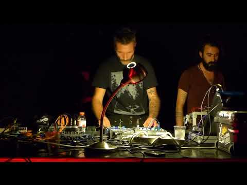 GNOD (electronic set), full set live Barcelona 21-10-2017, Magia Roja, Sàbat Roig, Sala Hangar