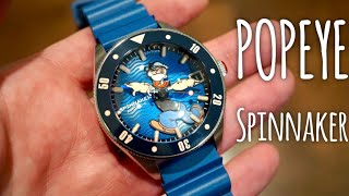 Spinnaker Popeye Automatic Watch Review 75th Anniversary!
