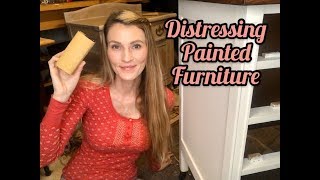 How To Distress Painted Furniture