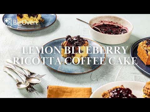 Lemon Blueberry Ricotta Coffee Cake