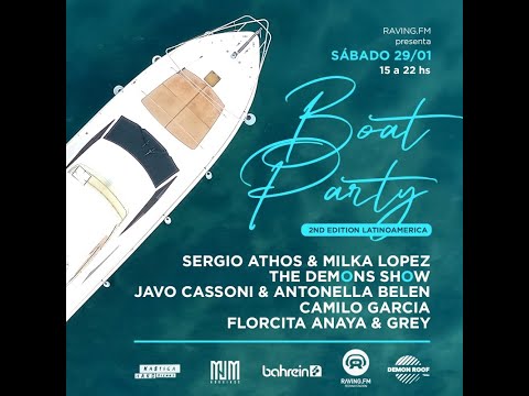 RΛVING.FM RΛDIO LIVE🔴 THE DEMONS SHOW - Second Edition Latinoamerica - Boat Party ⛵️