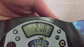 Sport Stacking: First 2.0.!!!!