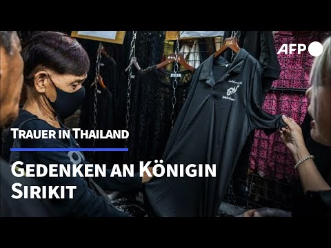 Thailand trägt Schwarz – nach Tod von Königin Sirikit | AFP
