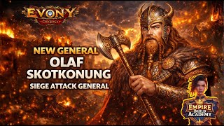 Olaf Skotkonung - Is This the NEW Best Siege General in Evony 2026 + Update News