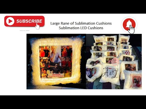 Sublimation square fur cushions