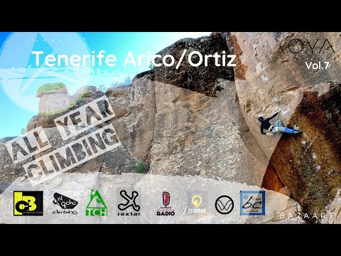 Climbing Tenerife Arico presenting climbing spots Tenerife - Ortiz - Vol. 7