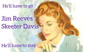 Skeeter Davis &amp; Jim Reeves  brought together for their one &amp; only Duet. (Digitally mixed)