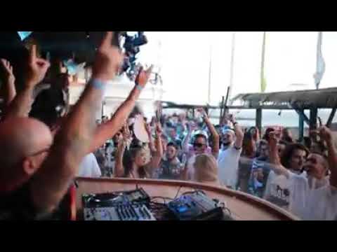 Samuel Delgado con Alex Afonso en Monkey Beach Club Tenerife.  Sonido D Club