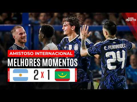 Gols e lances de Argentina x Mauritânia