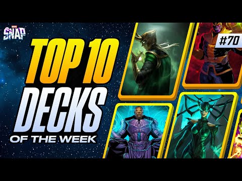 TOP 10 BEST DECKS IN MARVEL SNAP | Weekly Marvel Snap Meta Report #70