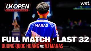 Duong Quoc Hoang vs AJ Manas | Last 32 | 2025 UK Open Pool Championship