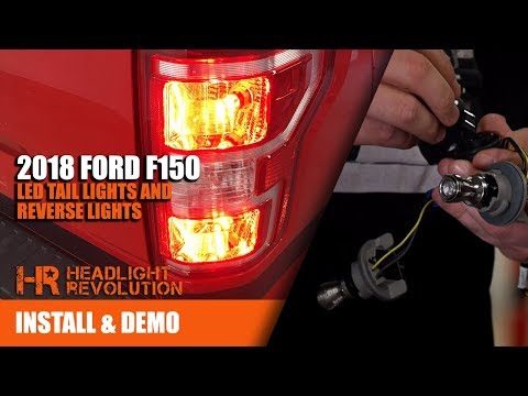 2018 F150 SUPER BRIGHT LED Reverse, Blinker and Brake Light Bulbs Upgrade Install