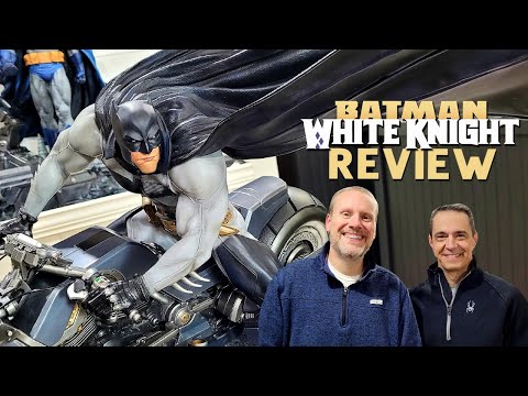 , title : '💥FIRST ON YOUTUBE REVIEW! Batman: White Knight [Batcycle Edition] Statue | XM Studios'