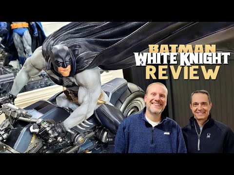 💥FIRST ON YOUTUBE REVIEW! Batman: White Knight [Batcycle Edition] Statue | XM Studios