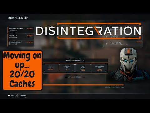Disintegration moving on up all caches/ salvage