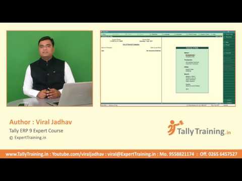 Tally ERP 9 Expert GST Course Hindi Video