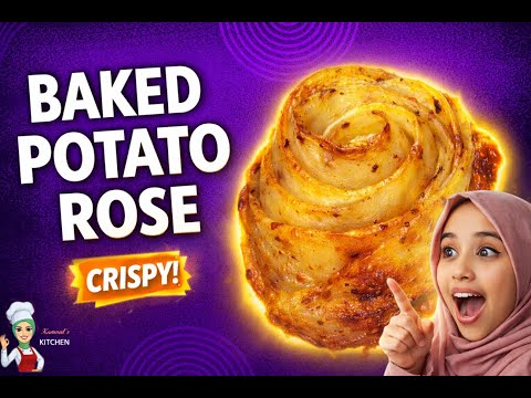 Baked Potato Rose Recipe by Kanwal's Kitchen