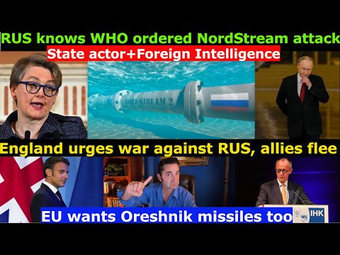 UK alone against RUS. RUS knows who attacked NordStream. The West or RUS crushed Ukr? EU's Oreshnik