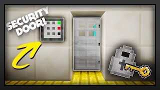 Minecraft - How To Make A Working Security Door