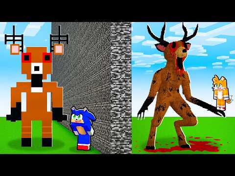 I Cheated With 99 NIGHTS DEER MONSTER in Minecraft Build Battle!