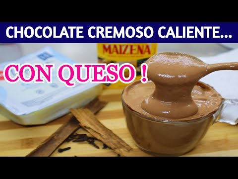 🌺 Cómo hacer CHOCOLATE CALIENTE CREMOSO ? / CHOCOLATE CREMOSO colombiano con QUESO !