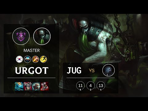 Urgot Jungle vs Kindred - KR Master Patch 11.11
